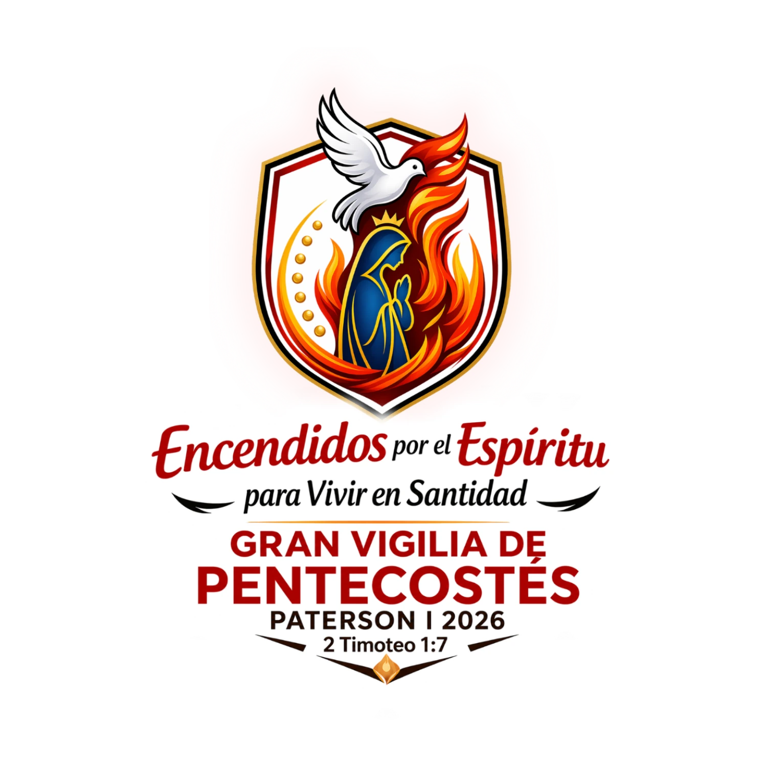 Logo oficial Gran Vigilia de Pentecostés 2026